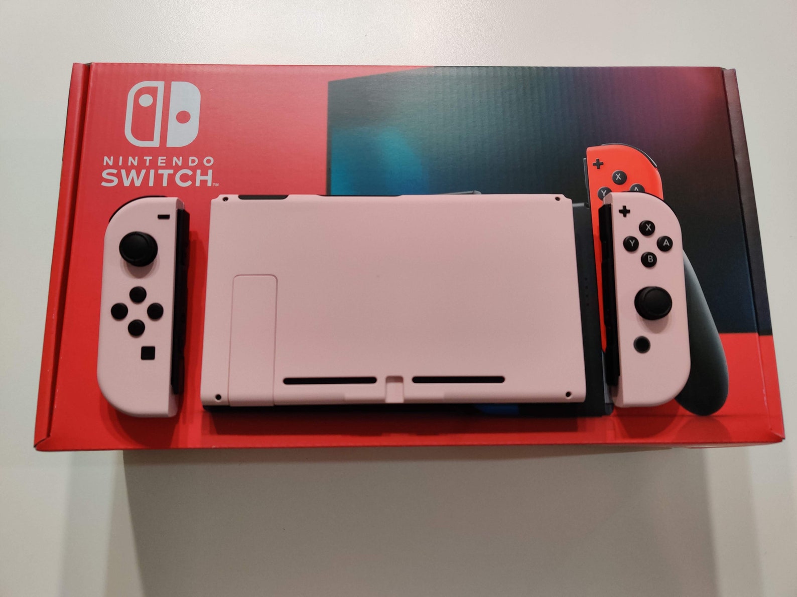 New Custom Light Pink Nintendo Switch FULL CONSOLE Etsy