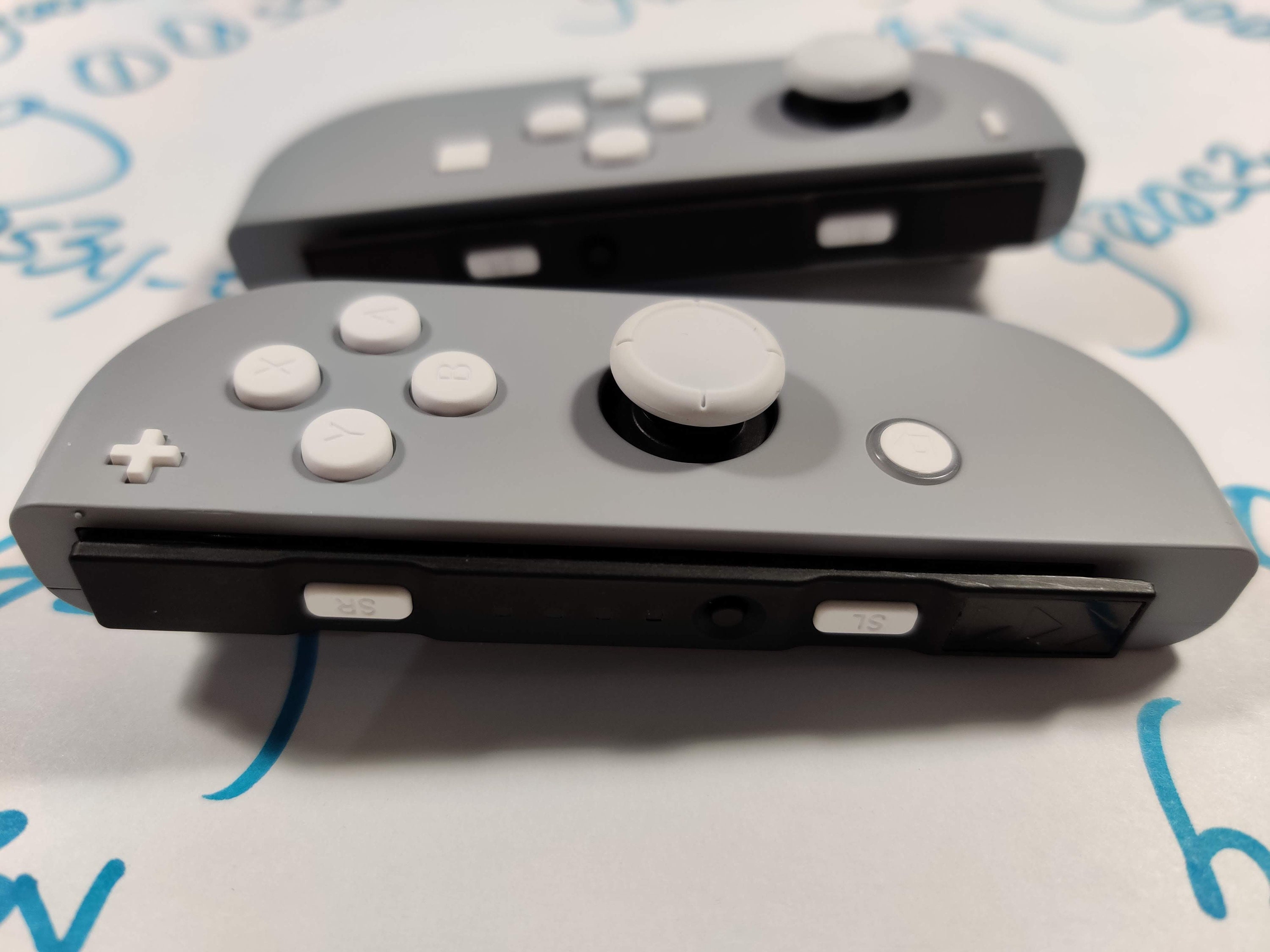 New Nintendo Switch Custom New Hope Gray Joycons with White Etsy