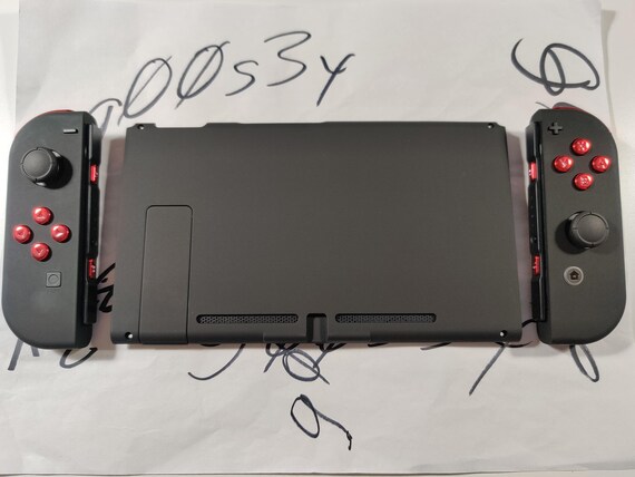 red and black nintendo switch