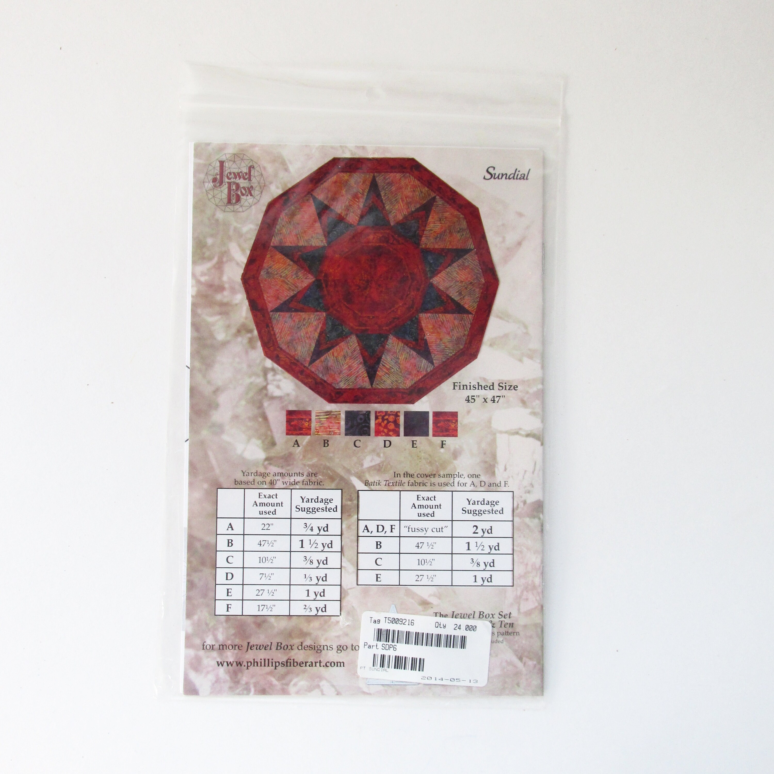 Jewel Box Sundial Quilt Pattern 10 Sided Table Topper Quilt Etsy UK