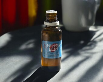 Aceite esencial de menta 100 % puro, sin diluir, crudo, cultivado en granjas y hecho a mano