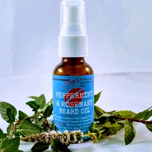 Peppermint & Rosemary Hair and Beard Oil