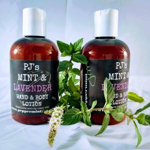 Natural Mint & Lavender Body Lotion