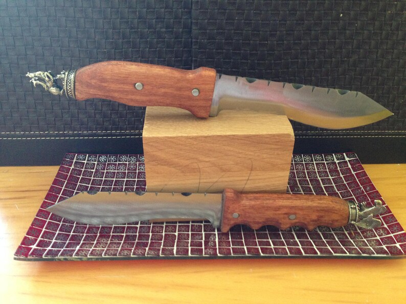 Drop Point Recurve Knives image 1