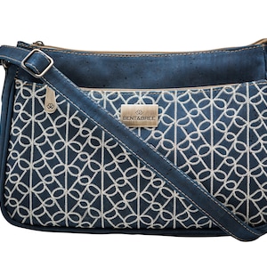 Clancy Cork Crossbody.  Vegan, Water Resistant, Cruelty-free, Lightweight, Purse, Adjustable Strap, Sustainable, non-leather