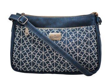 Clancy Cork Crossbody.  Vegan, Water Resistant, Cruelty-free, Lightweight, Purse, Adjustable Strap, Sustainable, non-leather