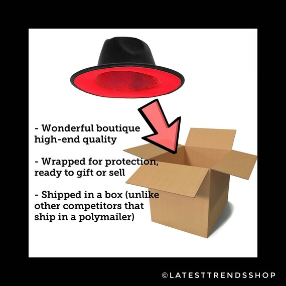 Pink Fedora Wide Brim Red Bottom Fedora 