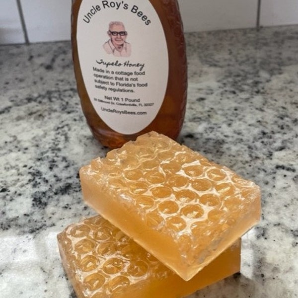 Honeycomb Soap Bar, Honey Soap, Honey scented soap