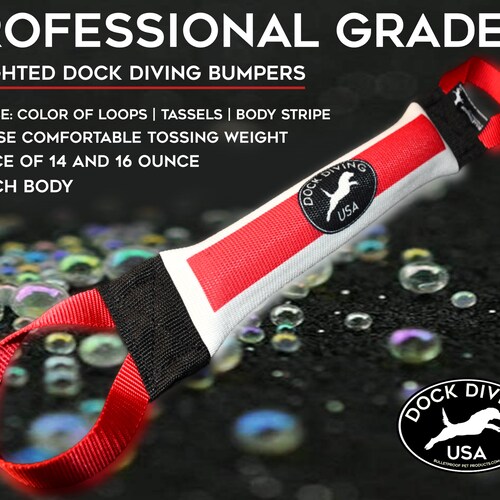Dock Diving Bumper Tug Competition Series Weighted Etsy