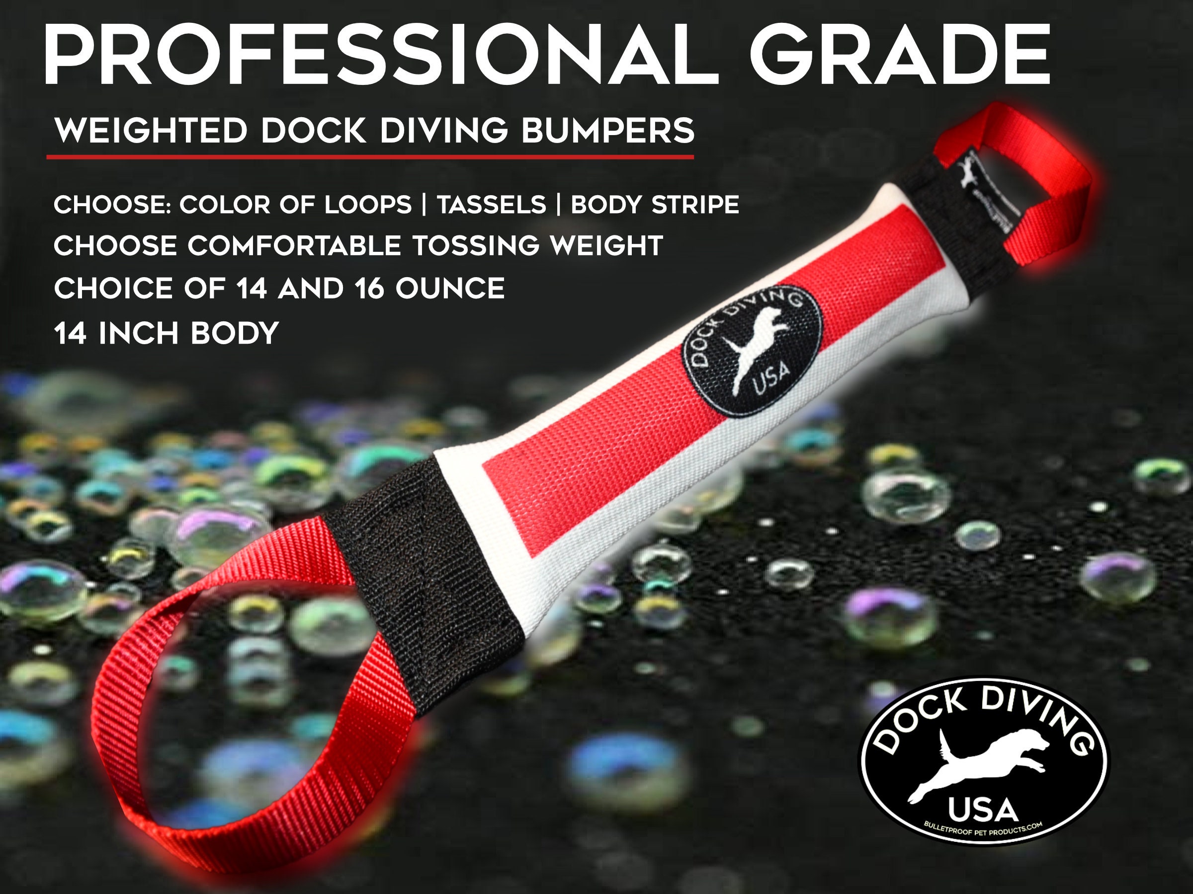 Dock Diving Bumper Tug Competition Series Weighted Etsy