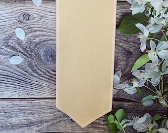 Enamel Pin Display Banner, Natural Duck Canvas Pennant