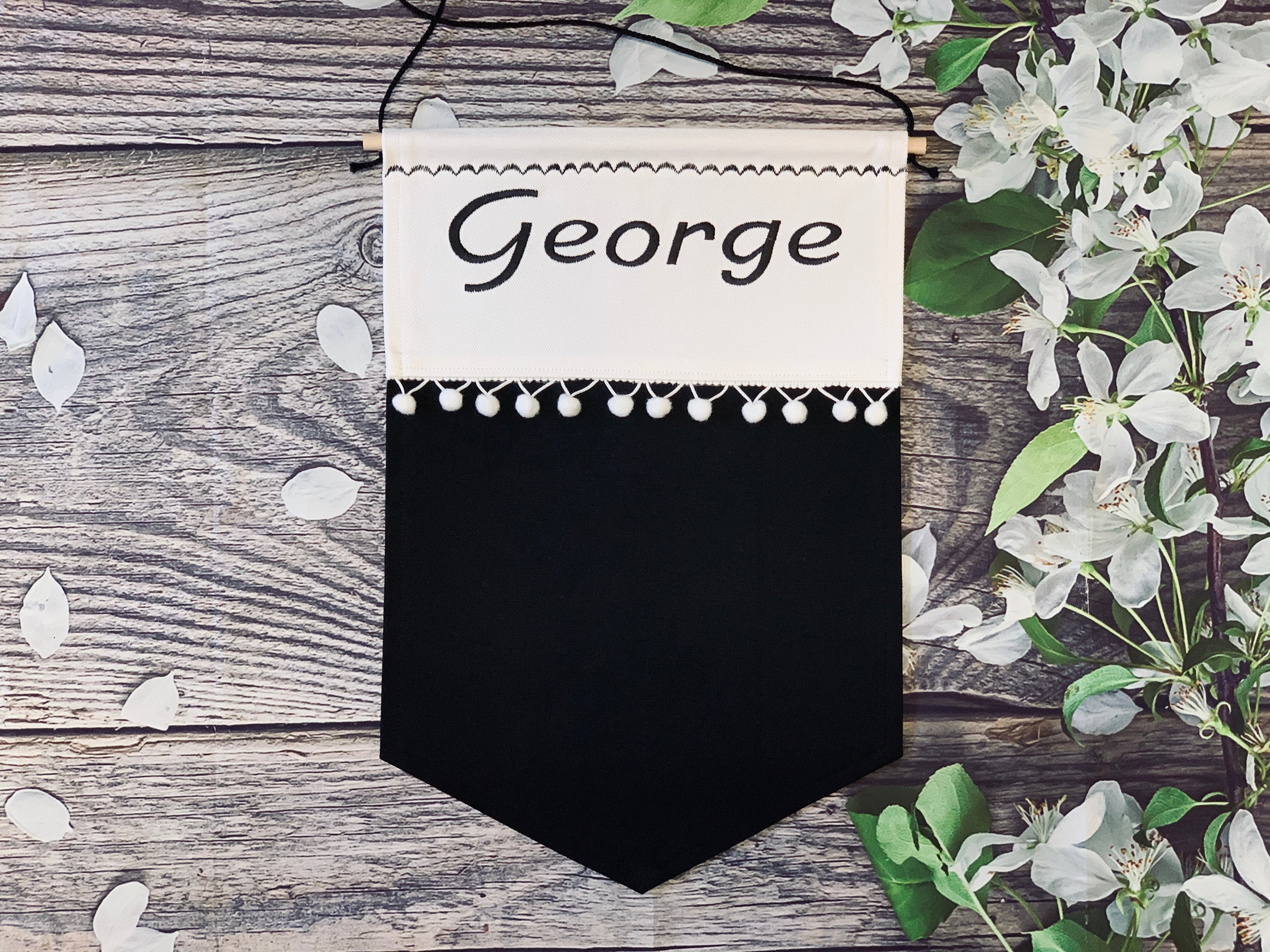 Enamel Pin Banner Pin Pennant Personalized Pin Banner With Etsy