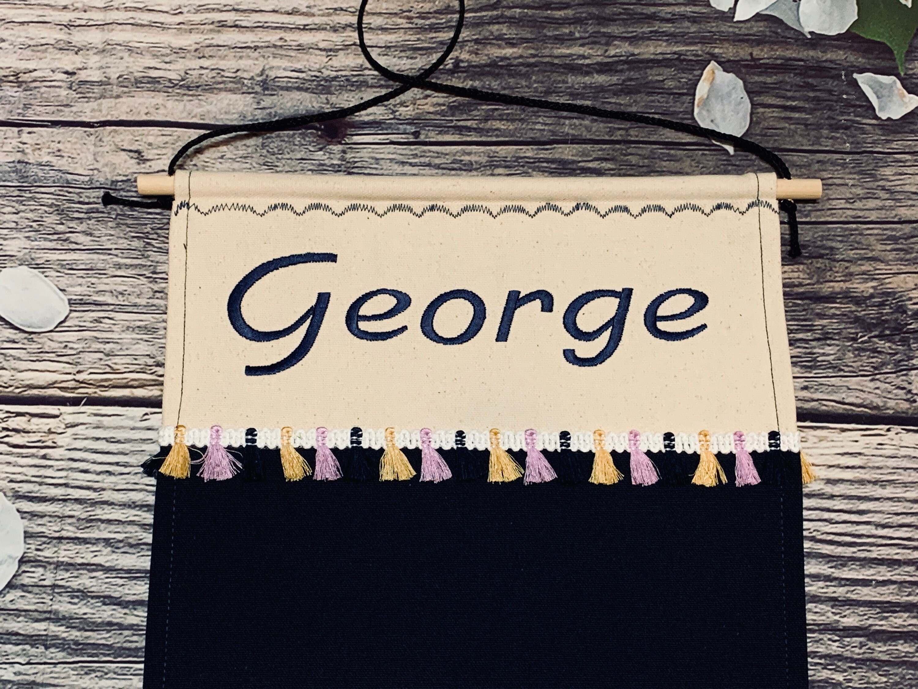 Enamel Pin Banner Pin Pennant Personalized Pin Banner With Etsy