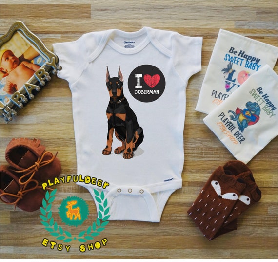 doberman onesie