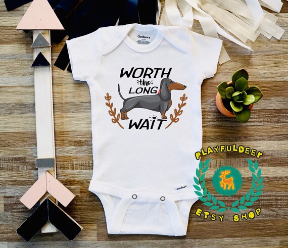 dachshund onesie for baby