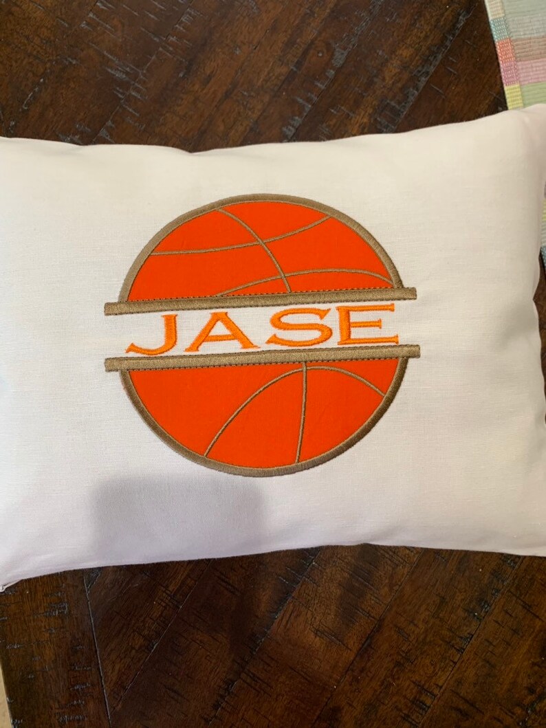 Personalized Applique Embroidery Pillow Handmade Pillow Cover Etsy