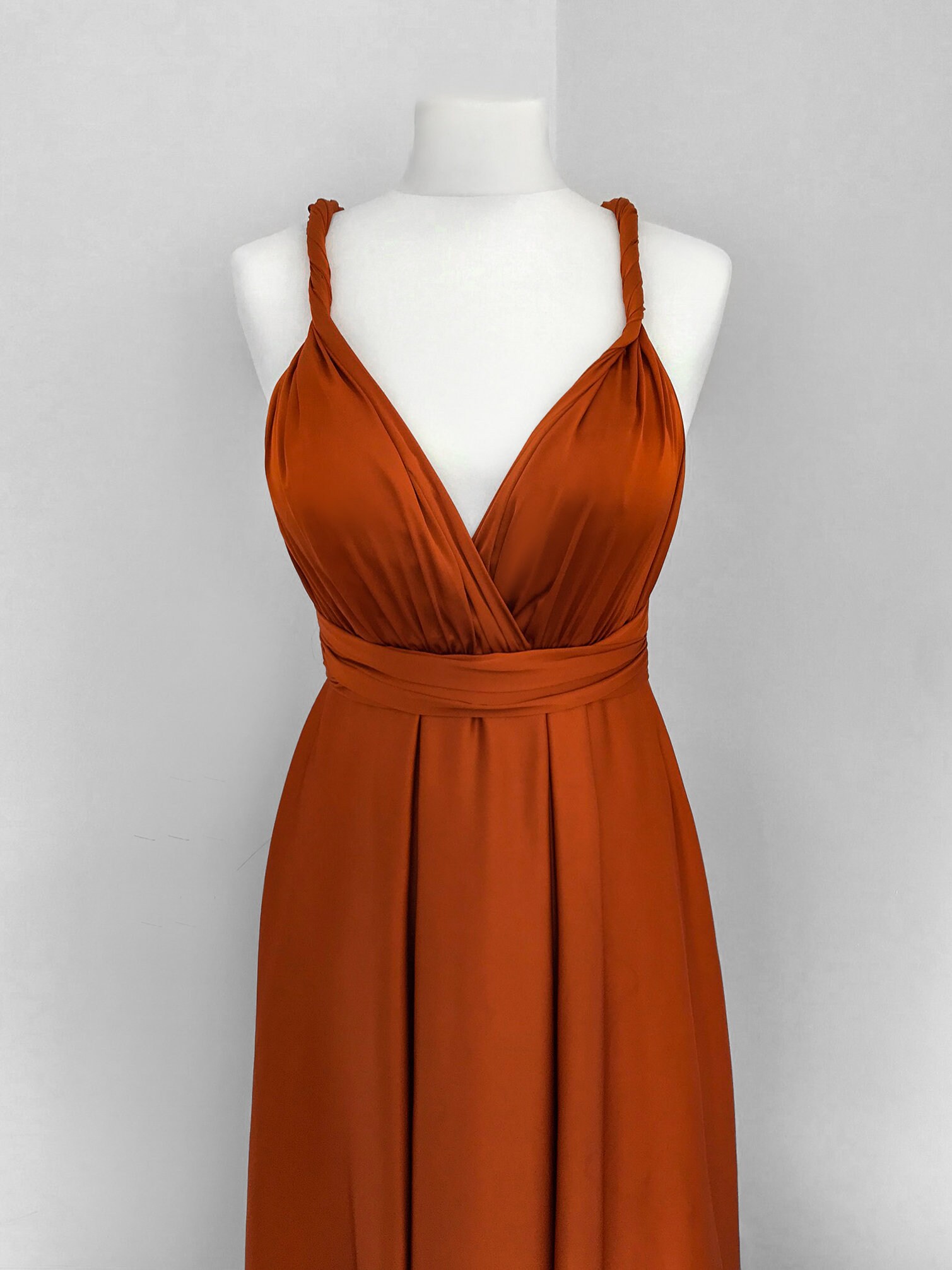 Burnt Orange Bridesmaid Dress Infinity Dress bridesmaid Etsy UK