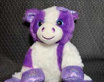 Tia the Purple Cow Stuffed Animal
