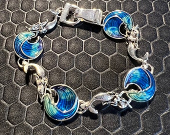 Mermaid Wave Bracelet Made of Sterling Silver