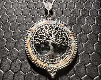 Tree Of Life Locket That Opens Made of Sterling Silver