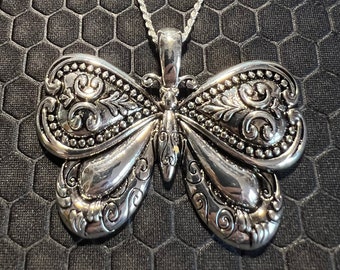 Butterfly Necklace Made of Sterling Silver