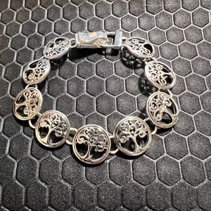 Tree of Life Bracelet 22 Made of Sterling Silver