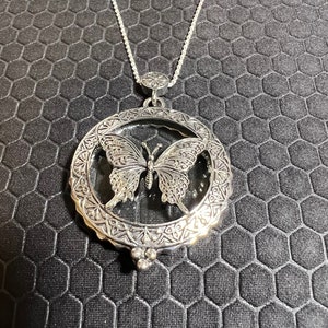 Butterfly Locket Made of Sterling Silver