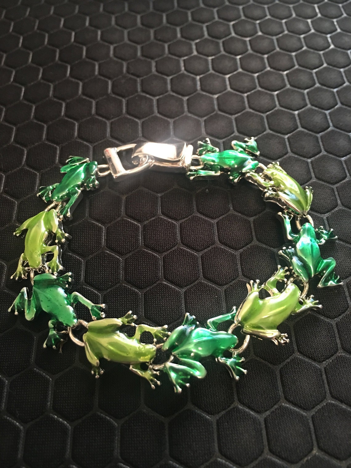 Frog Frog and More Frogs Bracelet Made of Sterling Silver Etsy UK