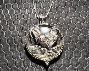 Chicken On The Farm Locket Made of Sterling Silver