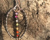 Hand made Copper Chakra Pendant