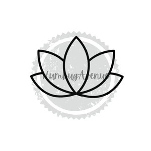 Einfache Lotus Muster Buntglas Stickerei Anfänger Design
