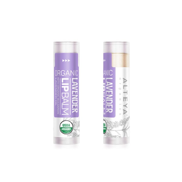 Lavender Lip Balm - USDA Certified Organic
