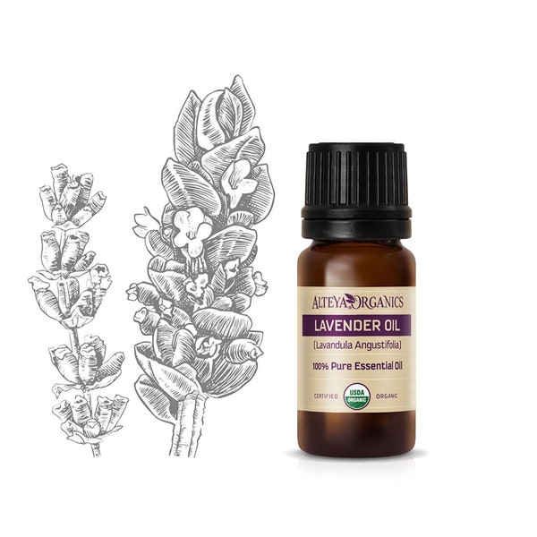 Bulgarian Lavender Essential Oil - 100% Pure USDA Organic - Lavandula Angustifolia Steam-Distilled Essential Oil