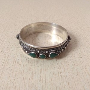 Berber Armband aus Marokko mit Malachit Perlen