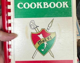 Cooles Vintage 1974 signiertes italienisches Kochbuch: Rezepte aus der italienischen Hausküche von James und Virginia Melfi