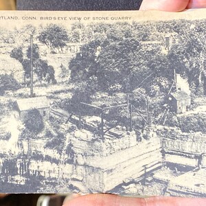 Fabelhafte antike Postkarte aus Der Vogelauge des Steinbruchs in Portland, Oregon