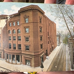 Wunderschöne antike Postkarte von Portland, Maine, The Jefferson Theatre