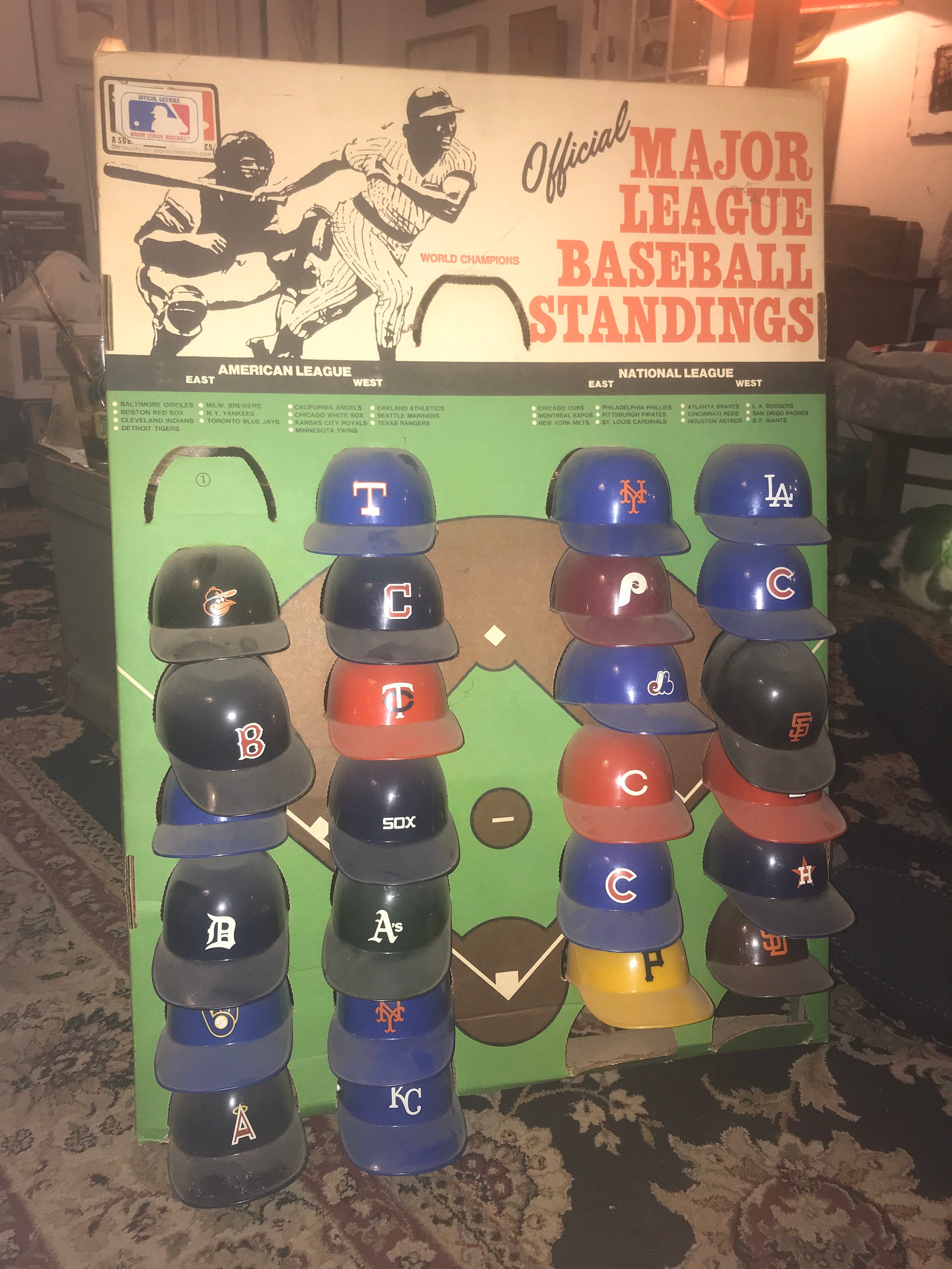 Official Major League Baseball Standings AMERICAN National Etsy