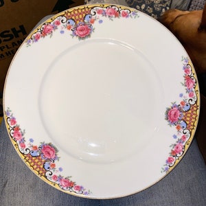 Beautiful 9-3/4” Porcelain TK Thun Czechoslovakia Plate