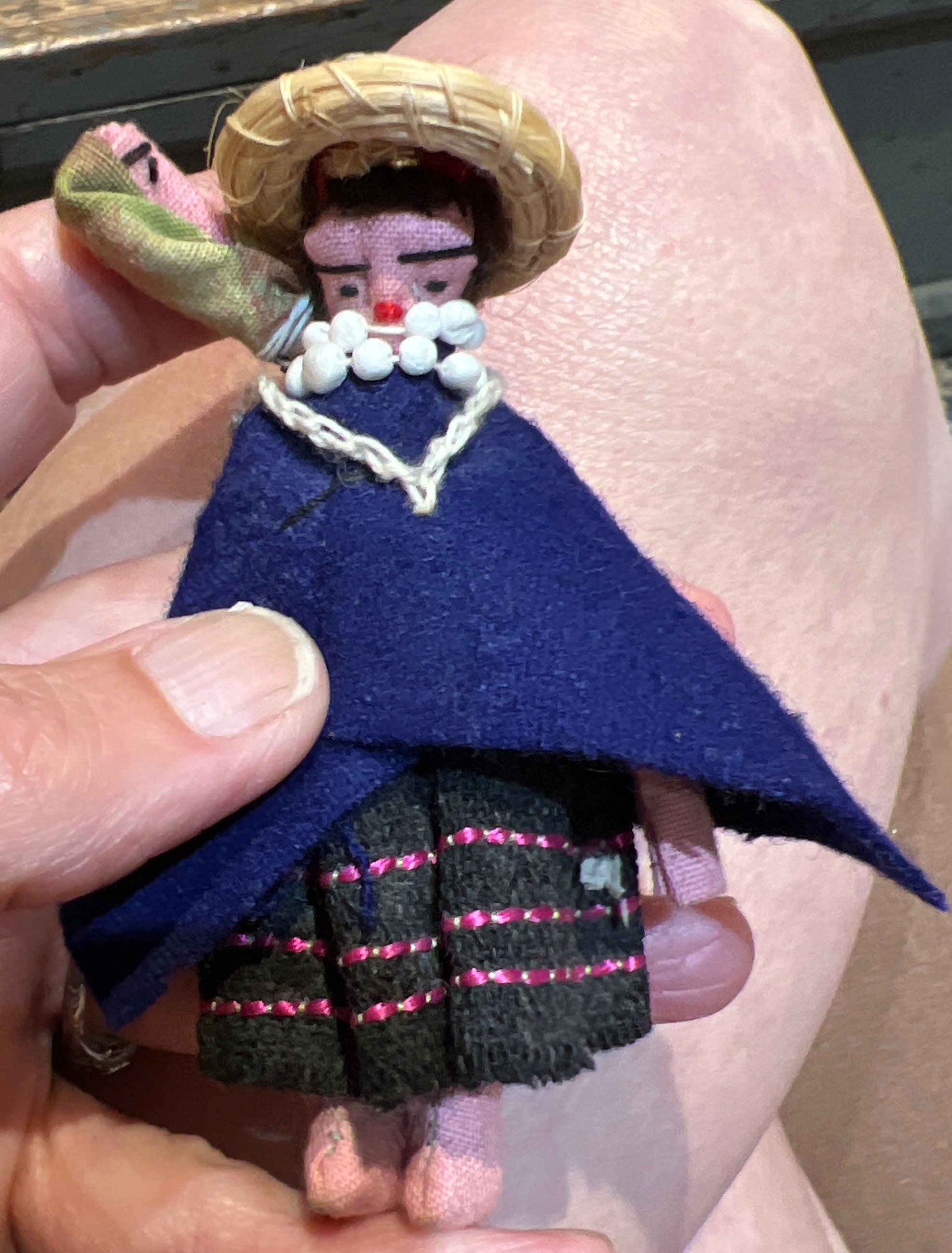 Pair of 2 Antique 4” Dolls From Peru - Etsy
