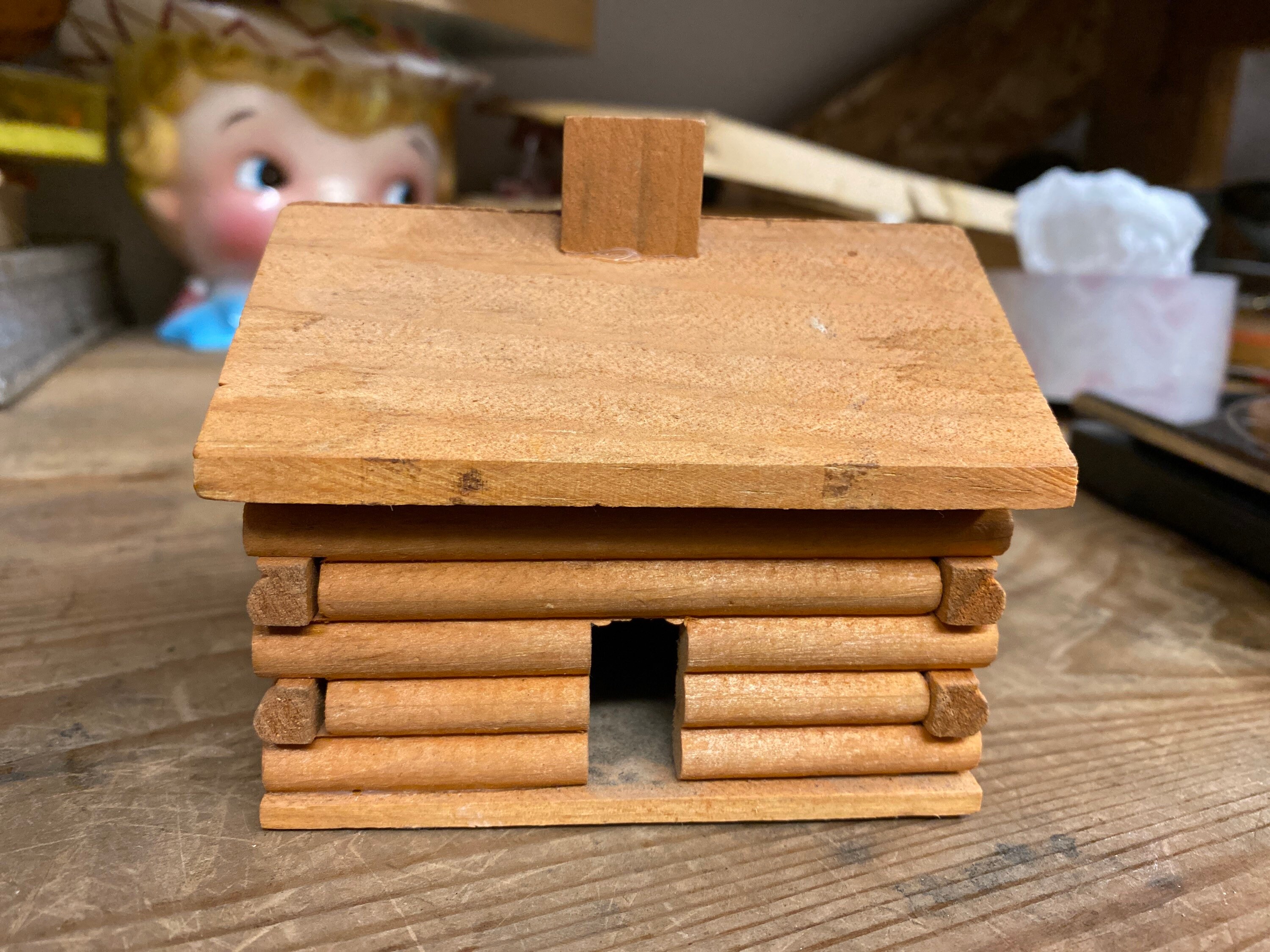 Cool Antique Wooden Cabin Incense Burner Smoker - Etsy