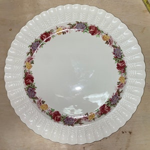Gorgeous 15-1/2” Antique Vintage Spode Copeland England Rose Briar Serving Platter