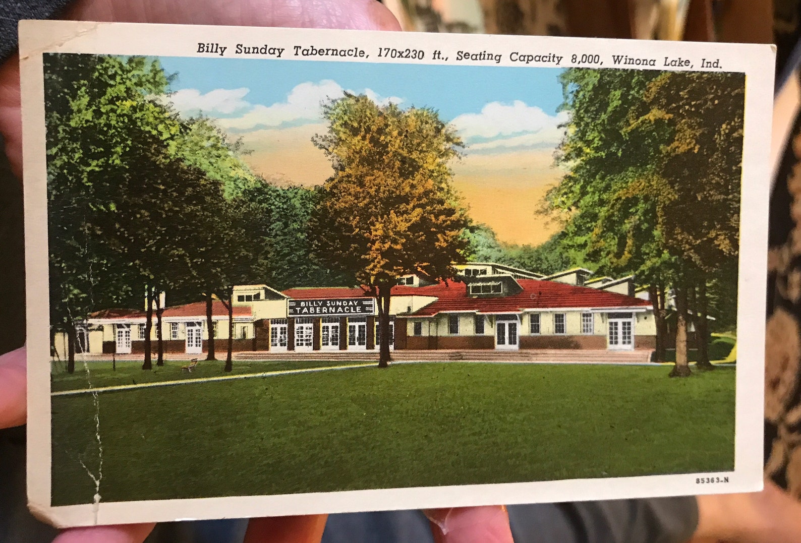 Vintage Billy Sunday Tabernacle Winona Lake Indiana 1954 Etsy
