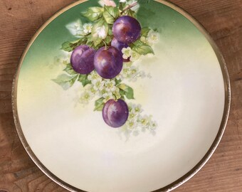 German Deer Collectible Plate Three Crowns China German Deer Collectible Plate Three Crowns China