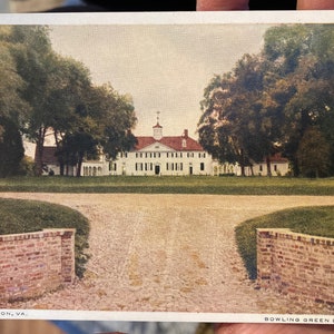 Carte postale vintage de beau linge de Mt Vernon à Alexandrie, Virginie années 20
