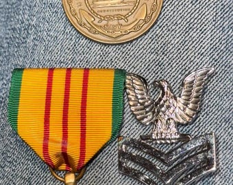 Medaglia USA Ordensspange Barra Nastro Vietnam Medaglia Di - Foto 12