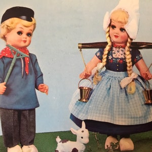 Bella cartolina d'epoca da Klederdracht Holland 1967