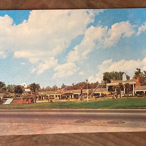 Vintage RPPC Real Photo Postkarte von Howard Johnson's Motor Hütte & Restaurant in Savannah, Georgia