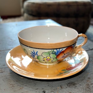 ストーンウェア　MARACANDA JAPAN　ビンテージ Chikaramachi Jug Japan Vintage Lustreware Hand Painted Black