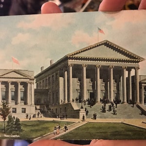 Belle carte postale colorisée de Richmond, Virginie « New Capitol »